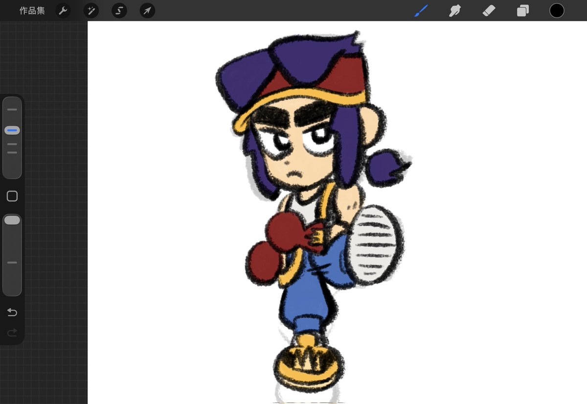 Yun_JSAC's tweet photo. #brawlstarfanart #fang https://t.co/0XCYDuOr1k
