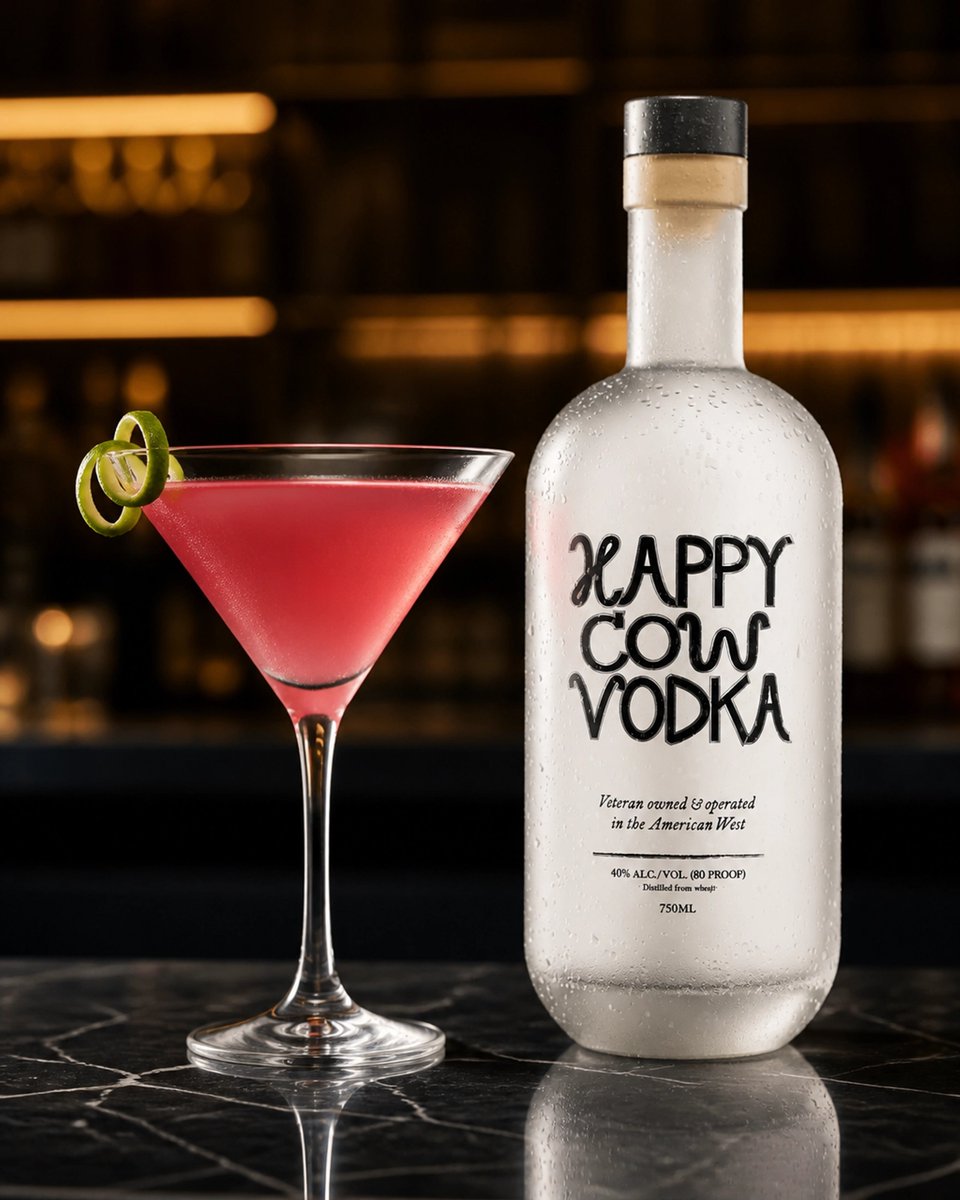 SelectDist21894's tweet photo. The Cosmo is officially back. 🍸

Shake up your night with a sophisticated, less-sweet revival using Happy Cow Vodka. Clean, crisp, and veteran-owned.

Order NOW: https://t.co/BwiY6SIWNO

#HappyCowVodka #ModernCosmo #CraftSpirits #Vodka https://t.co/Yybb9PBkxZ