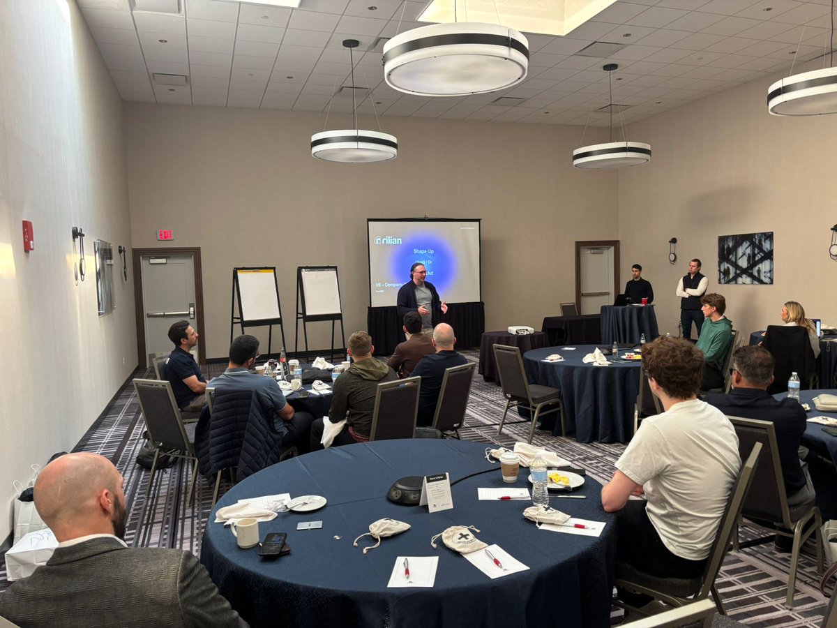 RilianTech's tweet photo. A global team, rarely in the same room — last week we changed that. A packed few days with the full Rilian team. We're moving fast and this team is ready for what's ahead. https://t.co/bdAXi27V6k
