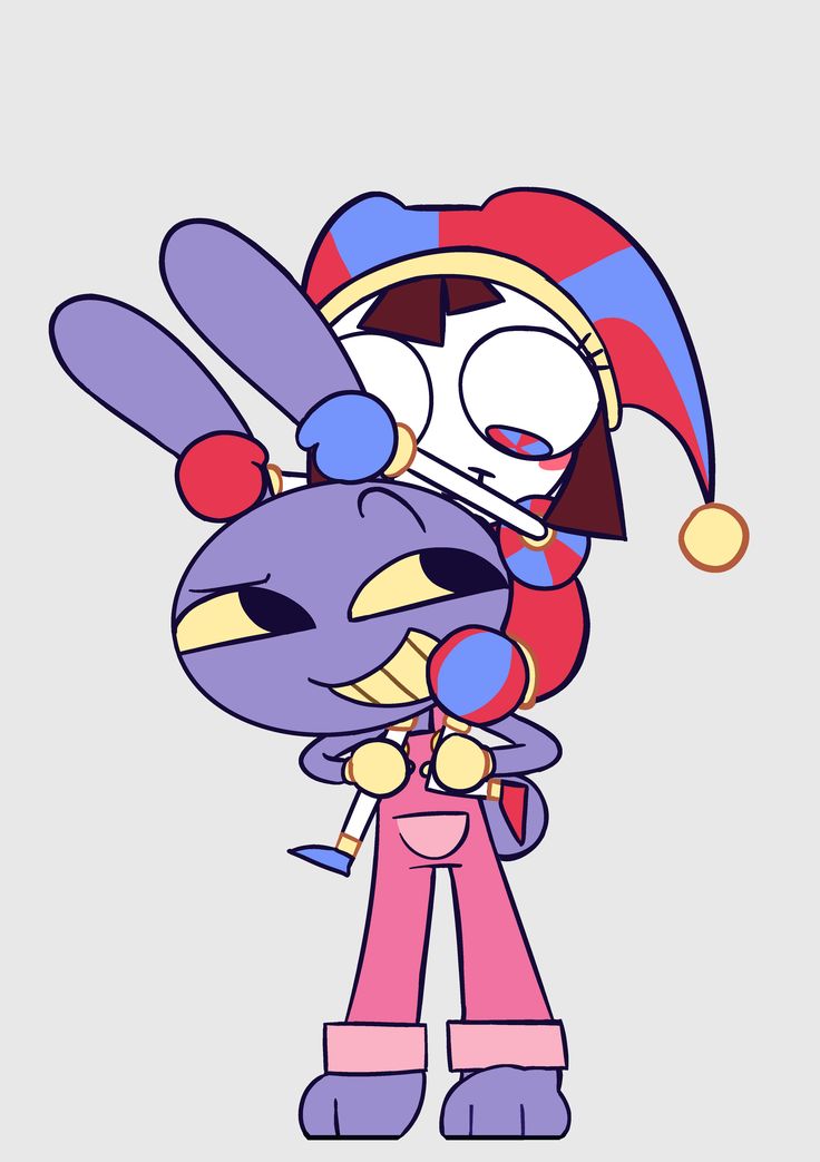 reyouqueen's tweet photo. Just a couple of digital circus escapees 🎪🤡🐰💖
^.^
#Pomni #Jax #TADCfanart https://t.co/hxOl3KMlWl