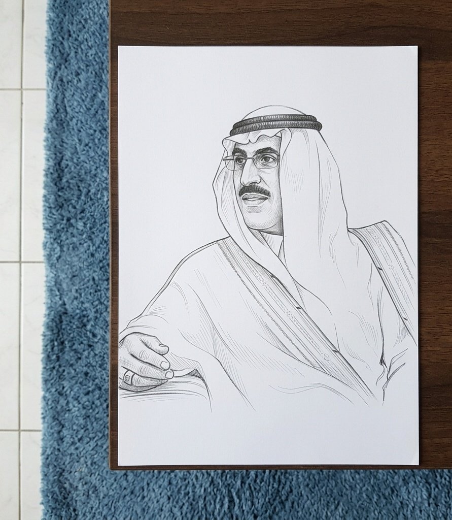 athyr1548640's tweet photo. @ayedhomidan 
السلام عليكم 🌹
عملت رسمه لصورتك واتمنئ تنال اعجابك. 
يارب تكون شفتها 
وان شاء الله تعطيني هديه بسيطه وتشجعني🙏🏻
 لان مصدر رزقي انا وعائلتي من ورئ الرسم🎨 https://t.co/nrXbbzUwg8