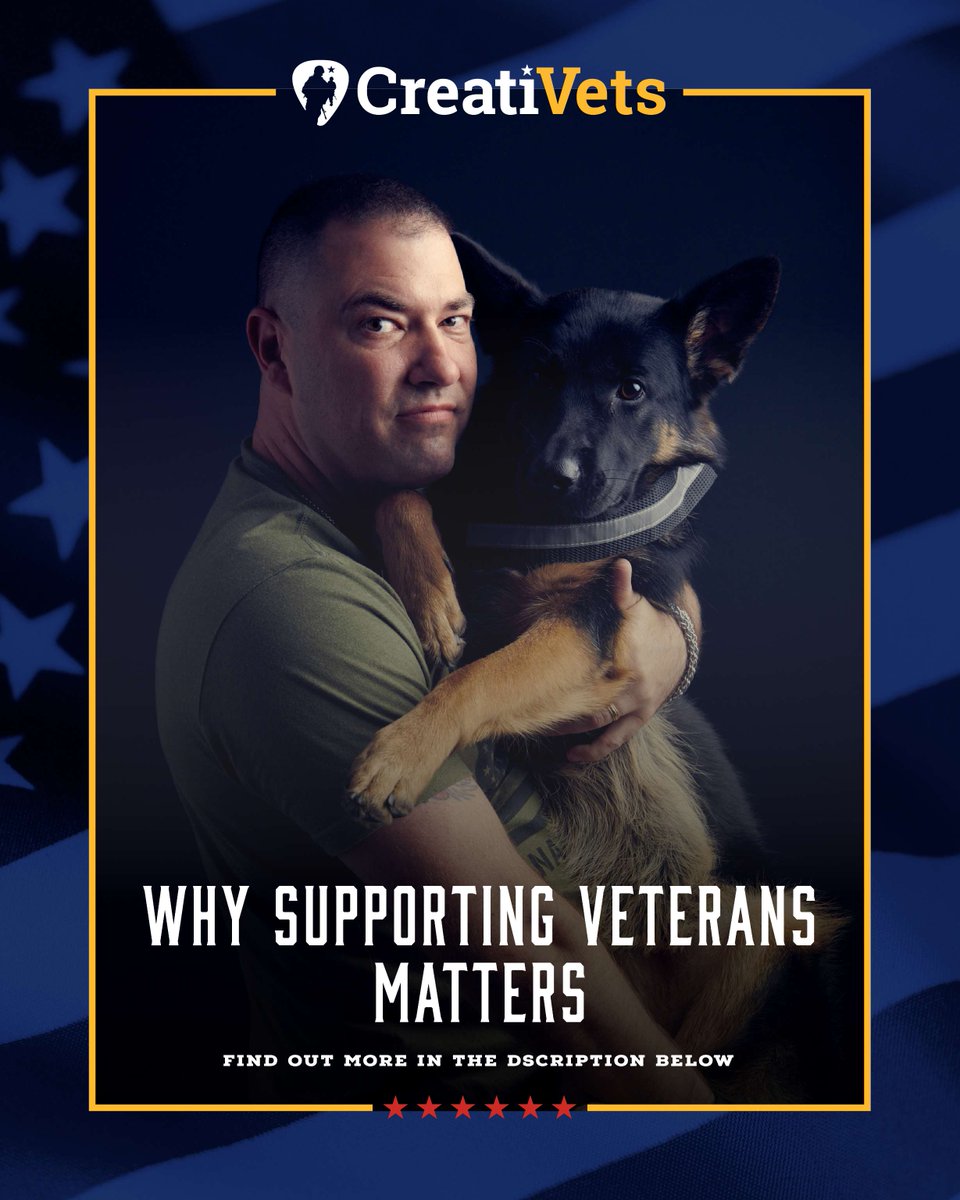 CreatiVets1's tweet photo. Their stories preserve history
Their experiences build empathy
Their resilience inspires others
Storytelling through art can be a powerful step toward healing.
#Veterans #VeteranStories #SupportVeterans #MilitaryAppreciation #VeteranSupport #ArtHeals #MusicHeals #CreatiVets https://t.co/C8Wq62bUZ3