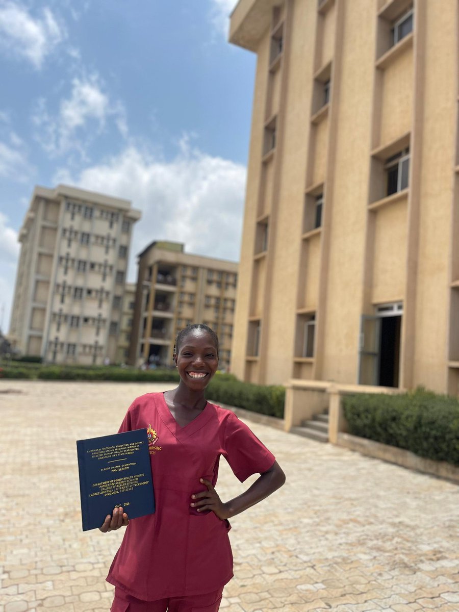Katelicious123's tweet photo. From stress, pressure, and sleepless nights to answered prayers 🥹🤍

One thing about God? He will crown your efforts beautifully 🥹🤍

Officially a Registered Public Health Nurse (RPHN) 🎉🩺

Reintroducing RN, RM &amp; RPHN Olajide 💉✨
Triple qualified👩🏽‍⚕️🔥 https://t.co/d7CwfEq2Vy