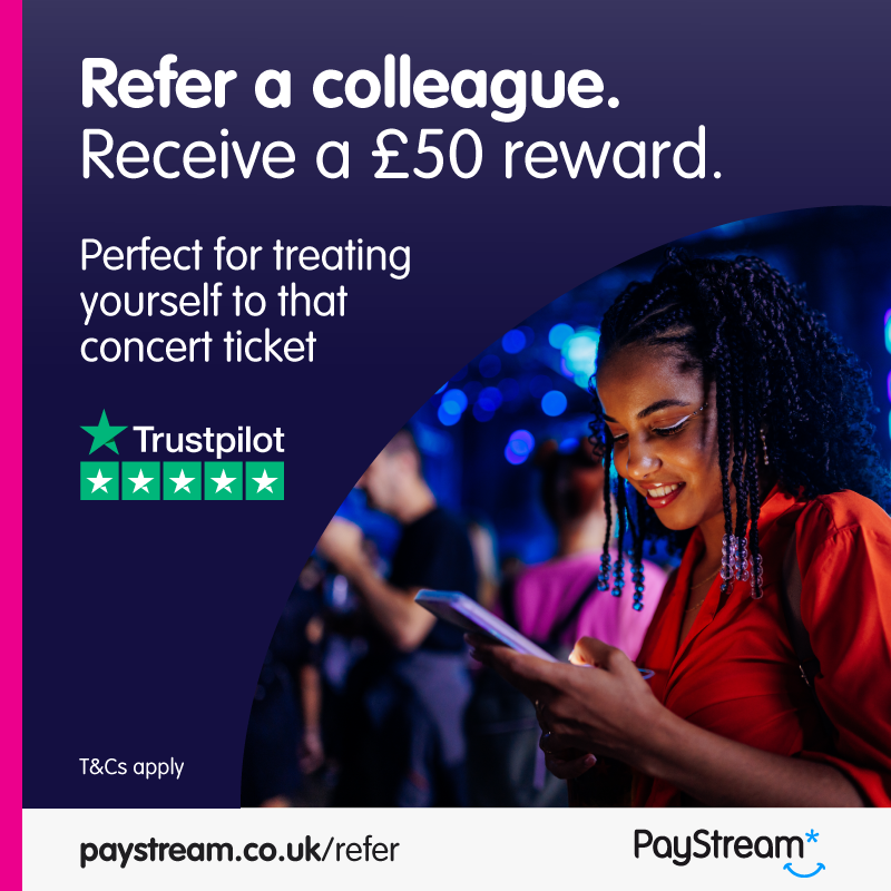 PayStreamLtd's tweet photo. Introduce a colleague to PayStream and you could earn a £50 reward for every successful referral. A great excuse to treat yourself. 🎸 

Get started. 👉 https://t.co/Fc4sLf87SR

#UmbrellaCompany #AccountancyServices #Contractor #Refer https://t.co/4uyhVvD1IY