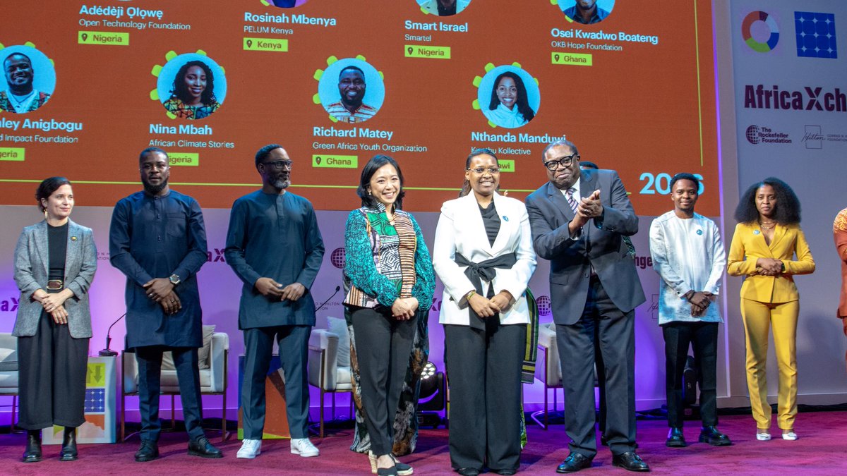 carie_joe's tweet photo. Grounding my resolve in #ClimateMigration solutions for #Africa as I stepped into a new phase as a @rockefellerfdn Big Bets Africa Fellow 2026🙌🏽😭
In gratitude for the opportunities to discover how better I can toot my horn and anchor my resolve for the Motherland🤍
#ForAfrica https://t.co/LaBC7uY67y