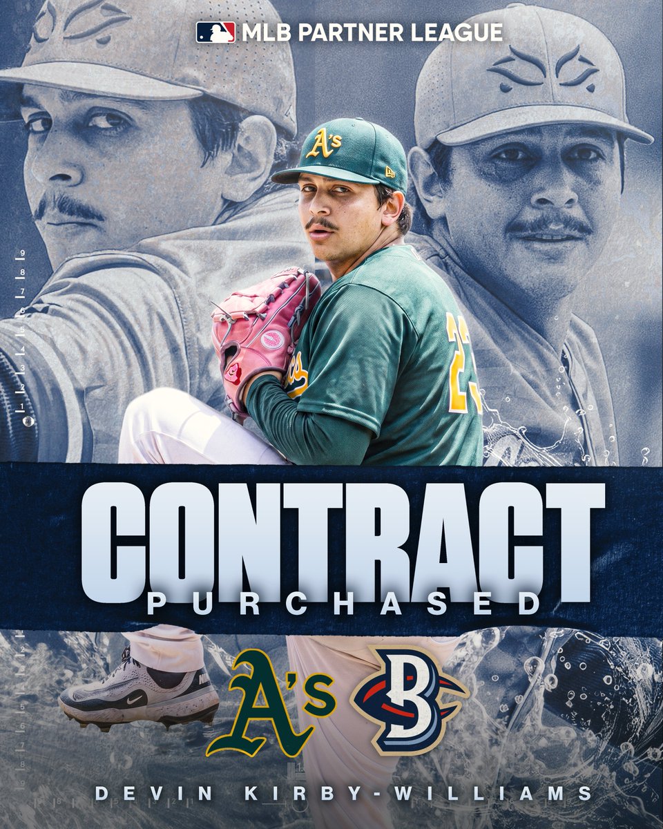 BlueCrabs's tweet photo. 🚨 BIG TIME MOVE 🚨

Devin Kirby-Williams is headed to the next level after his contract was purchased by the Athletics organization! @devin_kirby_w https://t.co/hGQ5cHsrgZ