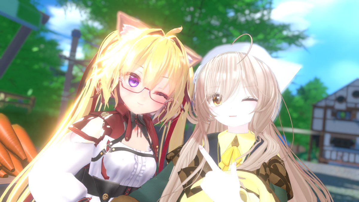 久々のツーショット