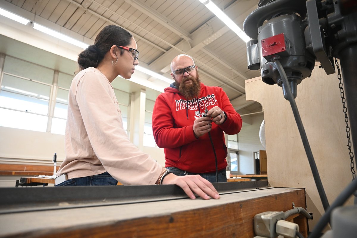 FSJordanCollege's tweet photo. Congratulations to Dr. Chris McKenna, who teaches agricultural machinery and mechanics, equipment and metallurgy, and power equipment safety courses, on earning his doctorate in agricultural education from Texas Tech University! 👏🎓👏🎓 https://t.co/cXmTh3NhWt