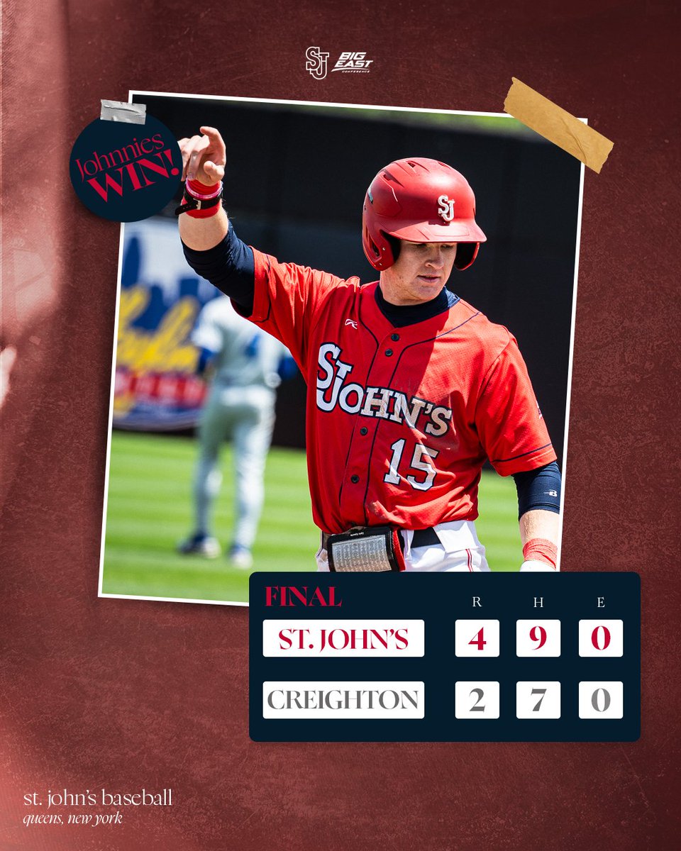 St. John's Baseball tweet media
