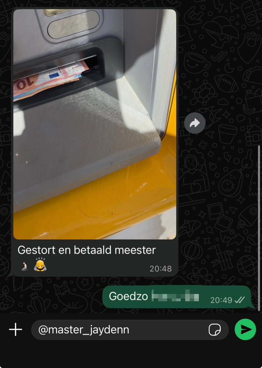 master_jaydenn's tweet photo. Storten moet je🫵🏽 #findomnl https://t.co/BbxOR2whel
