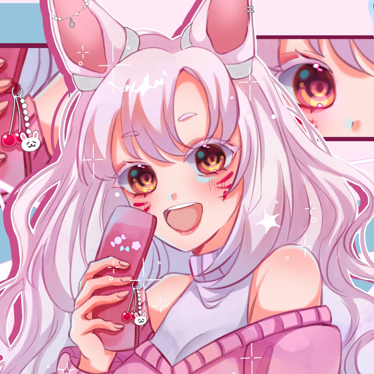 Minisagi_Vtuber's tweet photo. @caltheraalune So cute hopefully you can see the vision 🌕💖 https://t.co/rxy6eRU1lP