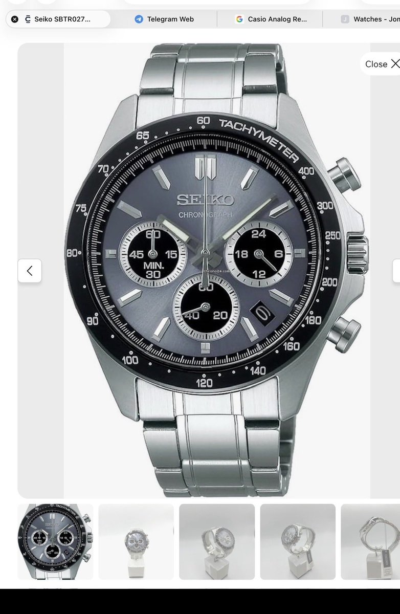 GfoeTimepieces's tweet photo. Seiko SBTR027
Quartz • Stainless Steel • Brand New

$400 — comes complete with box, papers &amp; certification.
10% discount available on crypto payments.
#yourwatchguy https://t.co/vaezxkfPpj