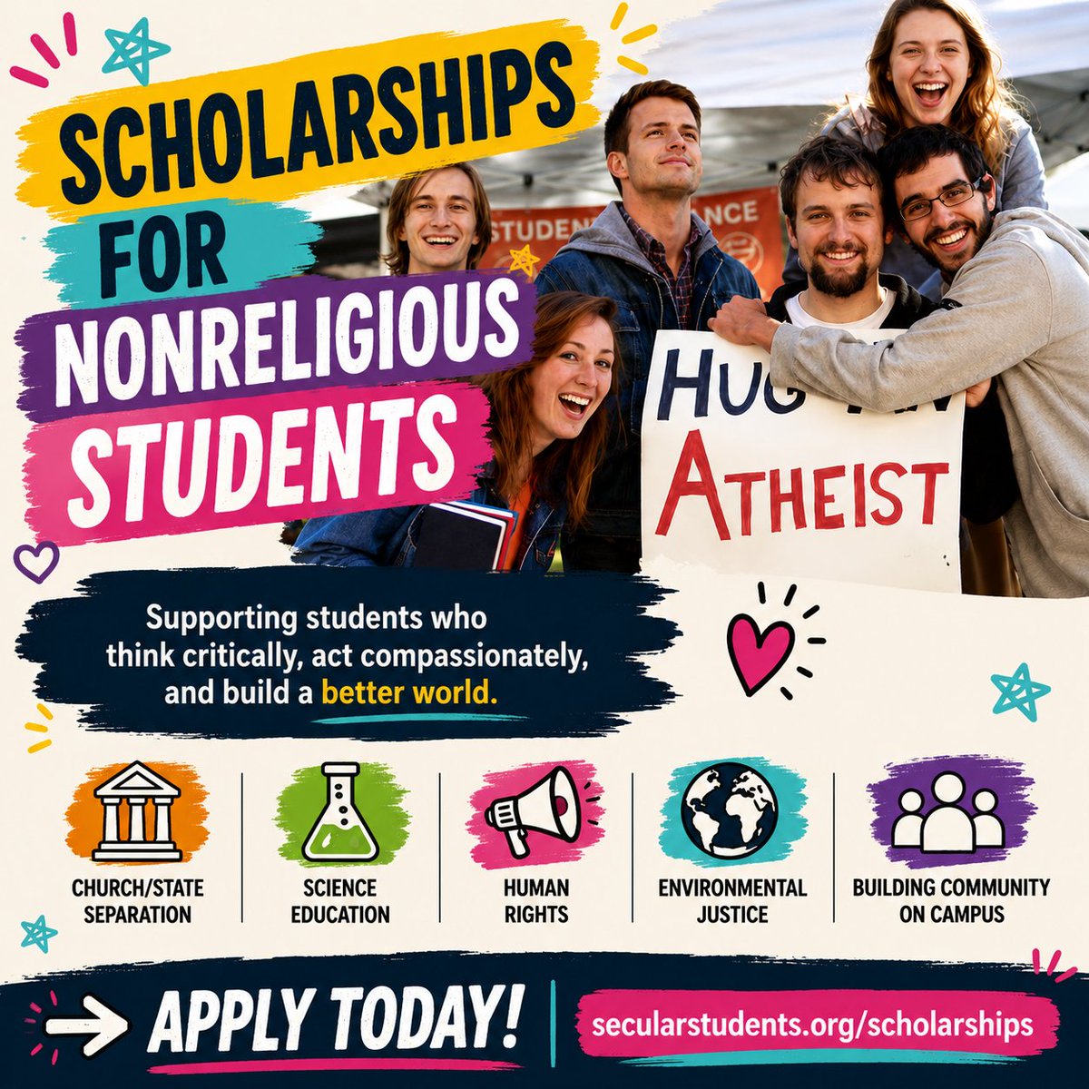 Secular Student Alliance tweet media