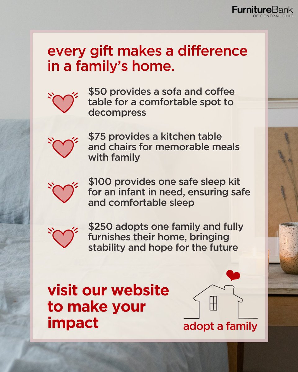 The Furniture Bank of Central Ohio tweet media
