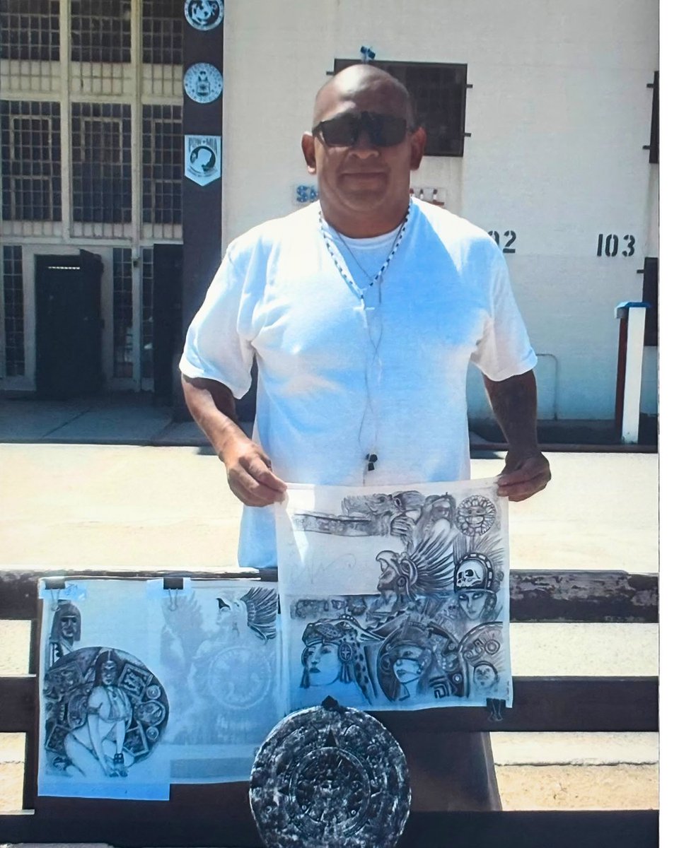 HumansSQ's tweet photo. I opened the gas valve and lay down at 15. I just wanted the pain to stop. Today I make art. Today I am part of the solution. Juan's story. Link in bio
Juan, 45
Incarcerated: 9 years
Housed: Correctional Training Facility, Soledad, California https://t.co/kJjhRKUZIM