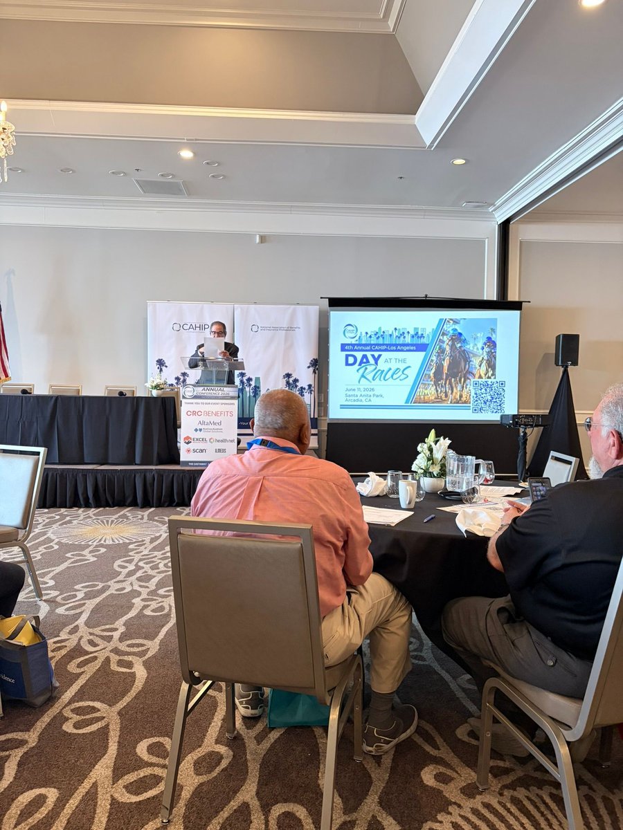 DickersonInsure's tweet photo. Great experience attending the CAHIP-LA Symposium / Annual Conference. The focus on AI and the future of health benefits made for an engaging and forward-thinking event. Congratulations to Tamar Arouchian from Dickerson Insurance Services, who spoke on the GA panel! https://t.co/8WvsYtrbZg