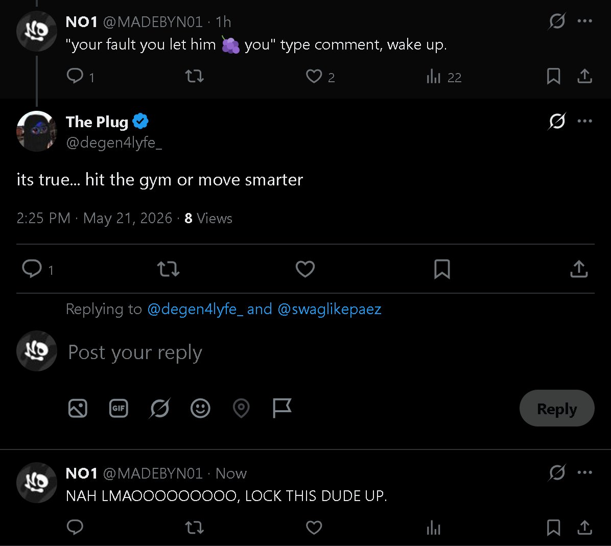 NO1 tweet media