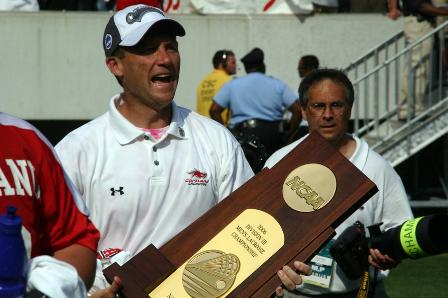 Inside_Lacrosse's tweet photo. Champions Walk Together Forever: Cortland, the Greatest DIII Title Ever and a Lifetime in Lacrosse (via @mattkinnear)

READ: https://t.co/JAOlKTfA0s https://t.co/N4uFnFtxx7