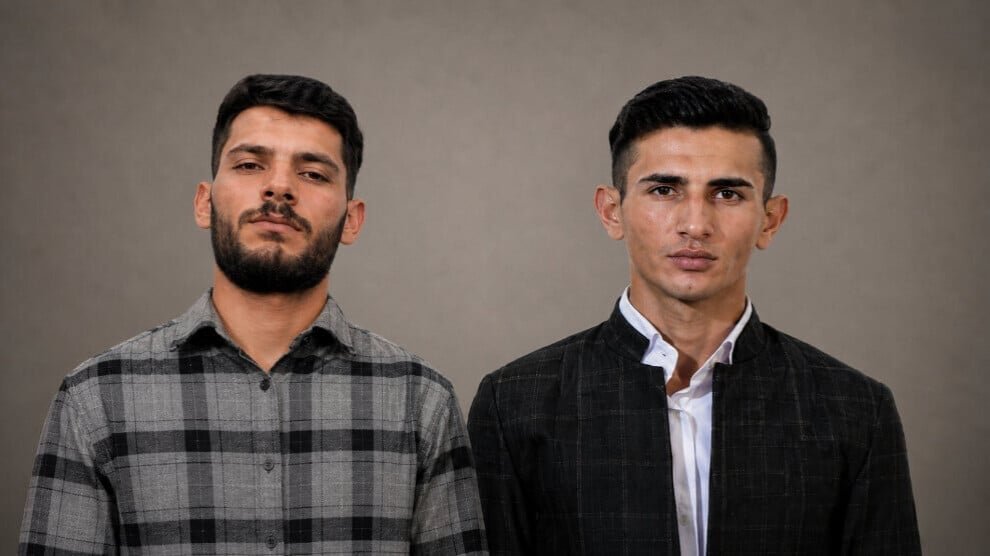 IranHrm's tweet photo. Iran secretly executed Kurdish political prisoners Ramin Zaleh and Karim Maroufpour without prior notice and without a final family visit. They were held in complete isolation for months, tortured into confessions, denied lawyers of their choice, and subjected to sham trials lasting only minutes.
An urgent demand to the int. community: #StopExecutionsInIran
