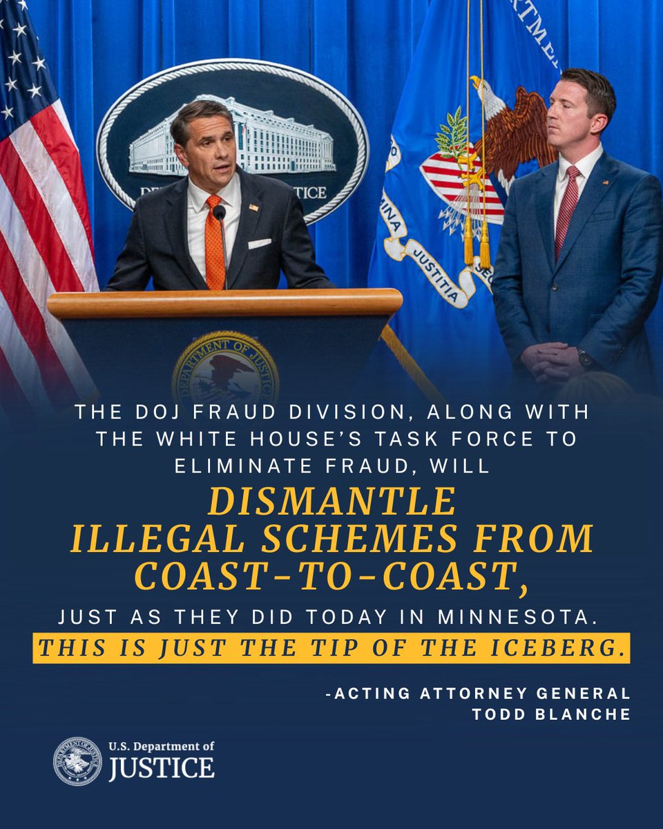 U.S. Department of Justice tweet media