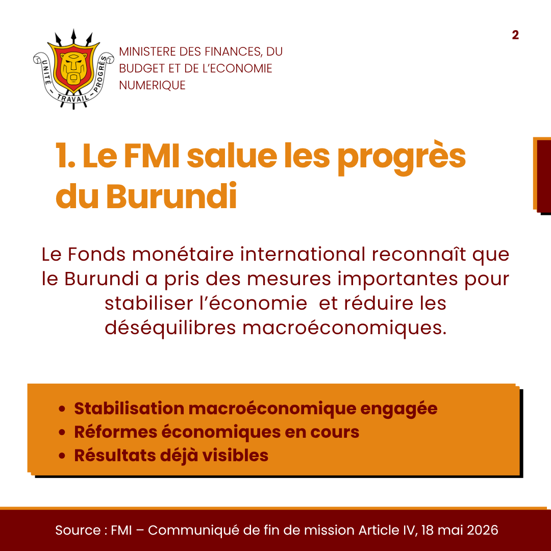 Ministère des Finances Burundi tweet media