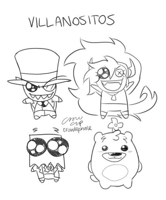 crowliphale's tweet photo. Villanositos #villainous https://t.co/sOXLX724mg