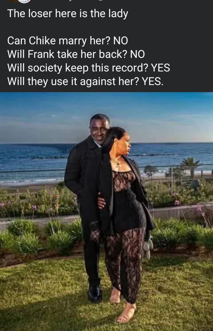 WealthSilas's tweet photo. How wish all the women ranting on SM in support of chike knows this https://t.co/falTRgrBK3