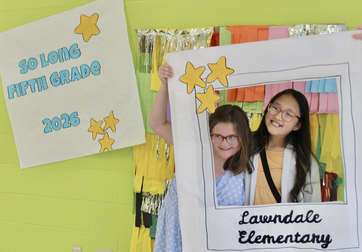 Lawndale_TPSD's tweet photo. Heartfelt send-off for our 5th graders! We’re so proud of these students and will miss them dearly. #tpsd #HeartOfAChampion #allforoneoneforall https://t.co/28DvcYuZ06