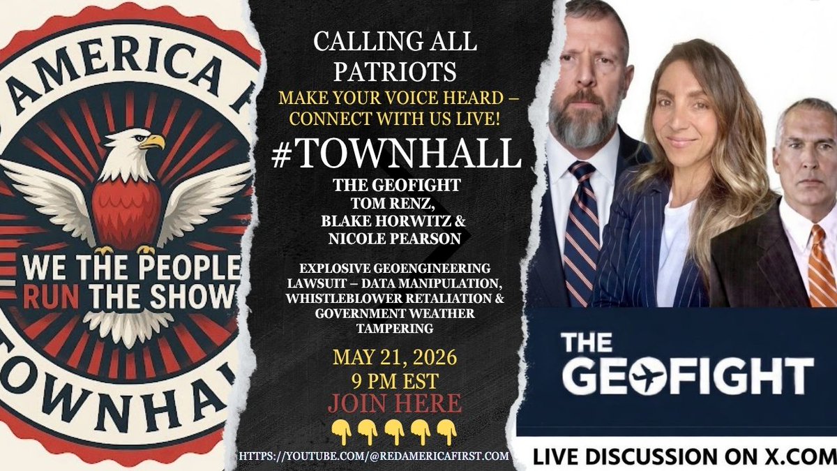 🚨 #AshleyWeis 🇺🇸 #TOWNHALL host RedAmericaFirst tweet media