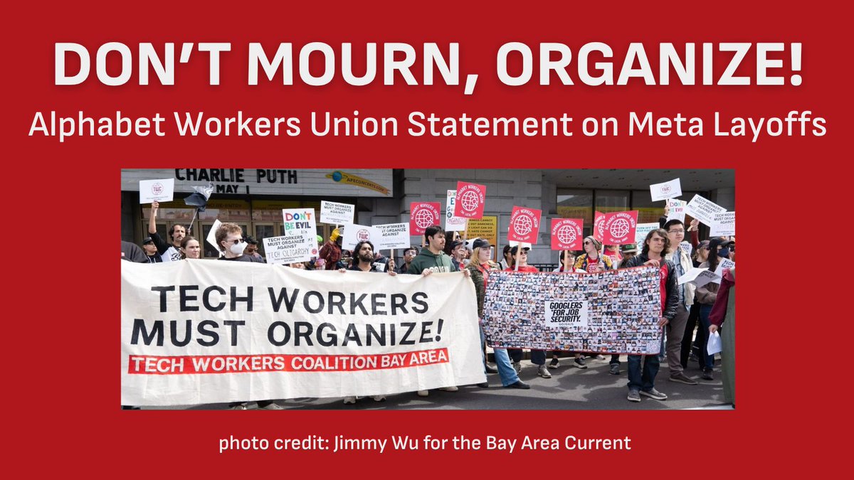 Alphabet Workers Union (AWU-CWA) tweet media