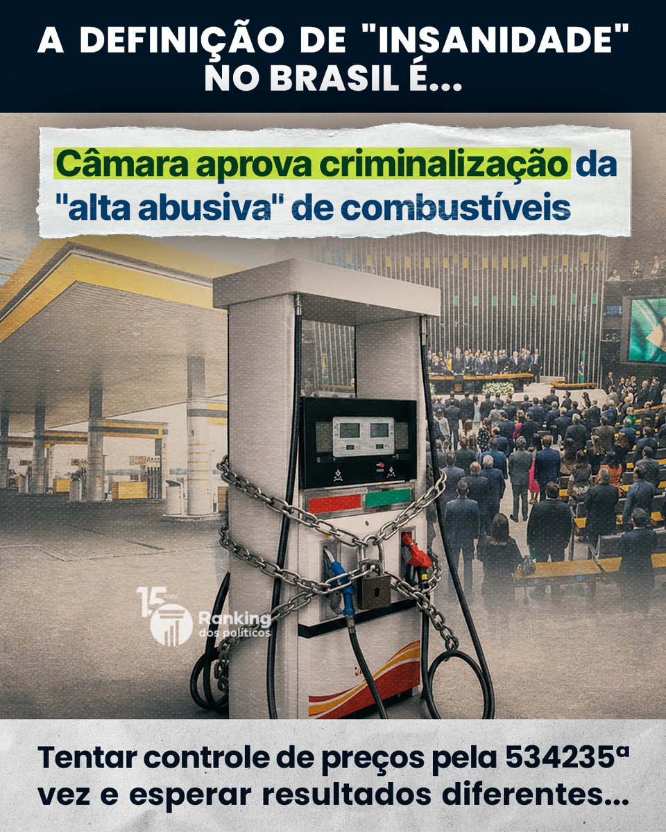 Ranking dos Políticos tweet media