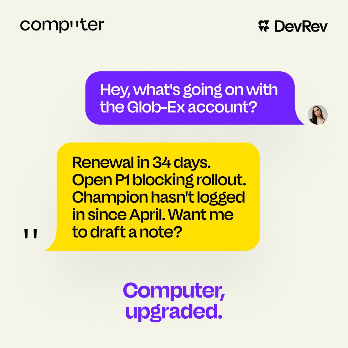 DevRev tweet media