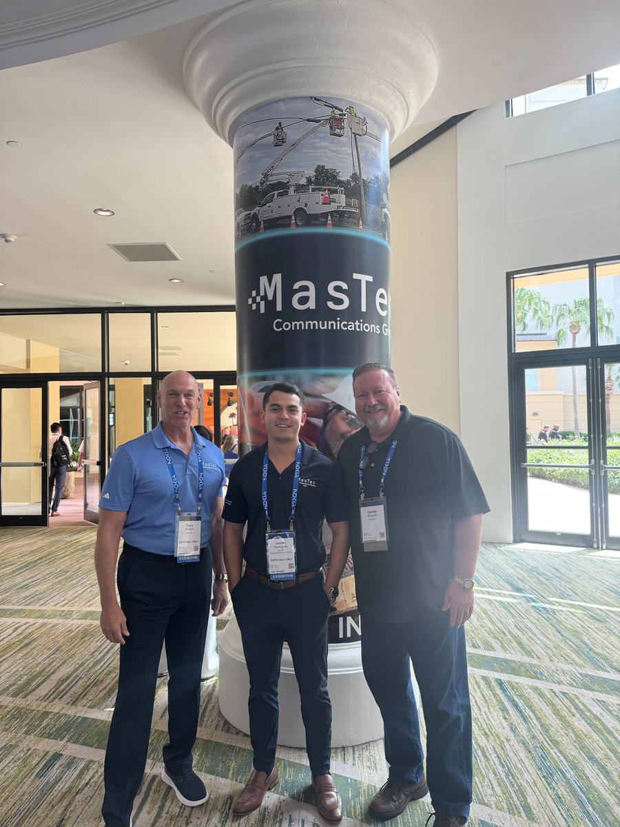 MasTecComGroup's tweet photo. Fiber Connect 2026 was one to remember! Thank you to everyone who stopped by our booth to connect with the team, learn more about our capabilities, and hear about the continued growth of our Staffing Solutions services. We appreciate every opportunity to share how we’re supporting the industry through both infrastructure and workforce solutions. #WeAreMasTec