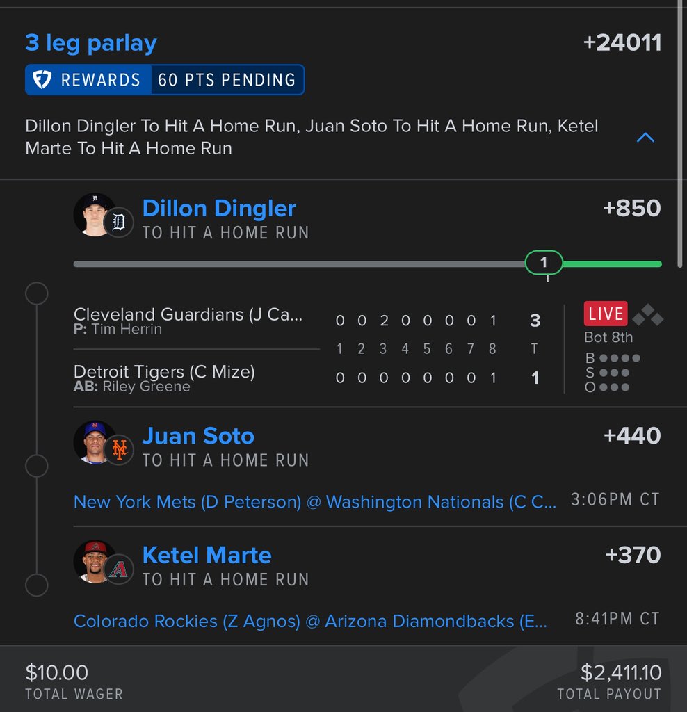 SereneIndeed's tweet photo. @MLBHR On a heater today https://t.co/bBPC8XwzxA