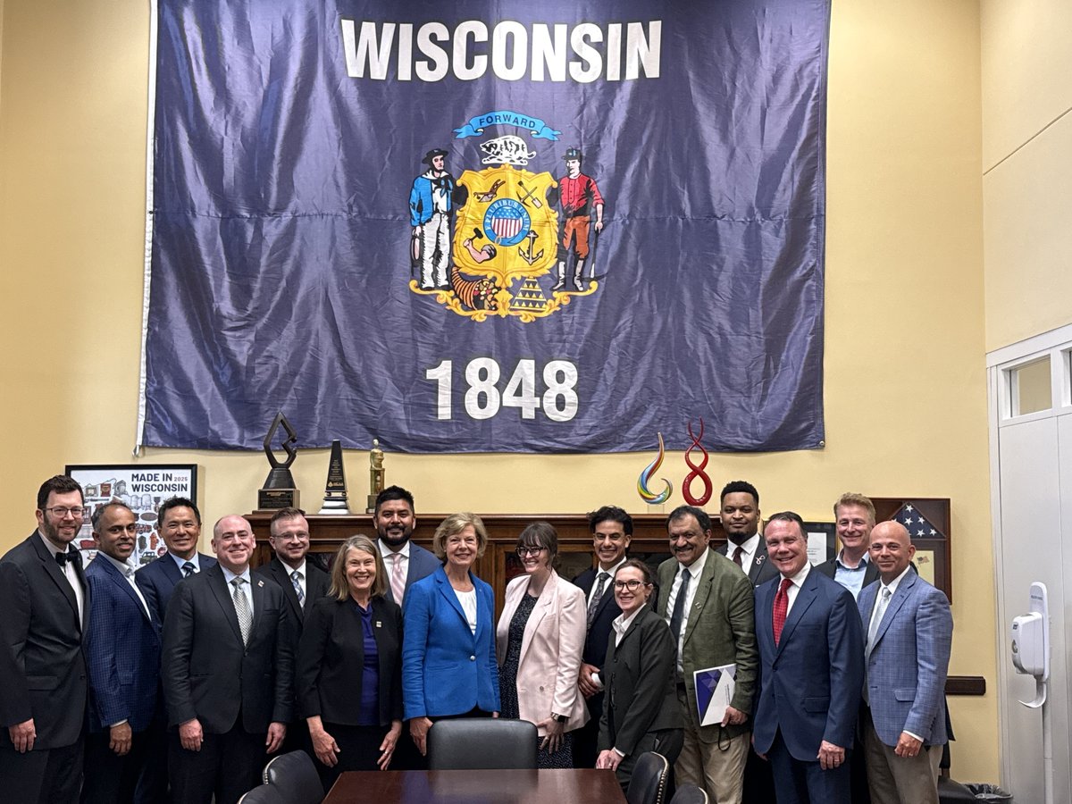 WSALifeline's tweet photo. The Wisconsin delegation gathered at the @ASALifeline  2026 Legislative Conference earlier this week, meeting with members of Congress to advocate for safe, high-quality anesthesia care for patients across Wisconsin. https://t.co/RX7h9um36J