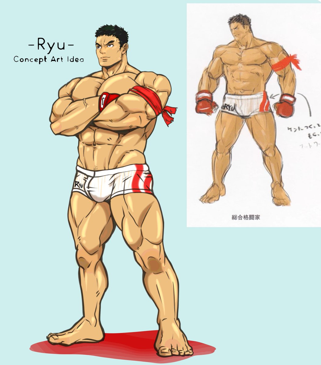 Rocckart's tweet photo. Ryu Unused Concept
#Streetfighter https://t.co/I8gDEIVCPY