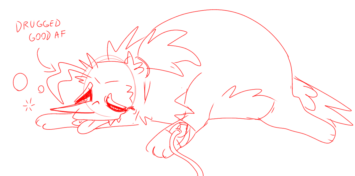 Hornedafbeetle's tweet photo. @solsunspot Getting sedated before his appointment https://t.co/pjnbPF1Yoo