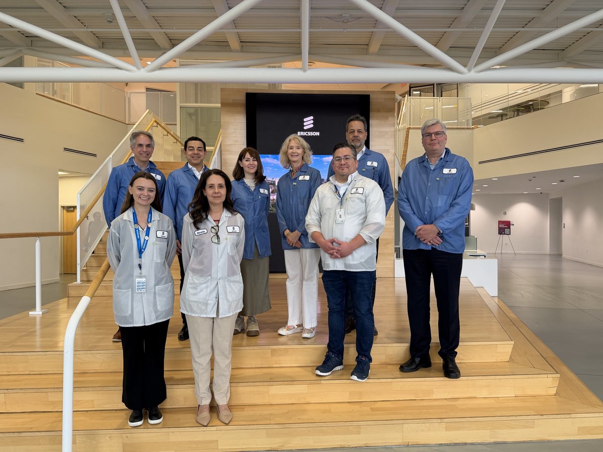 NTIAgov's tweet photo. While in Texas, @ArielleRothNTIA &amp; @TriciaPaoletta toured @ericsson's USA 5G Smart Factory &amp; were wowed by its cutting-edge manufacturing &amp; role in strengthening America’s wireless infrastructure. The visit comes just months after Ericsson conducted the first 6G demo in the U.S. https://t.co/EKRW7zAaSb