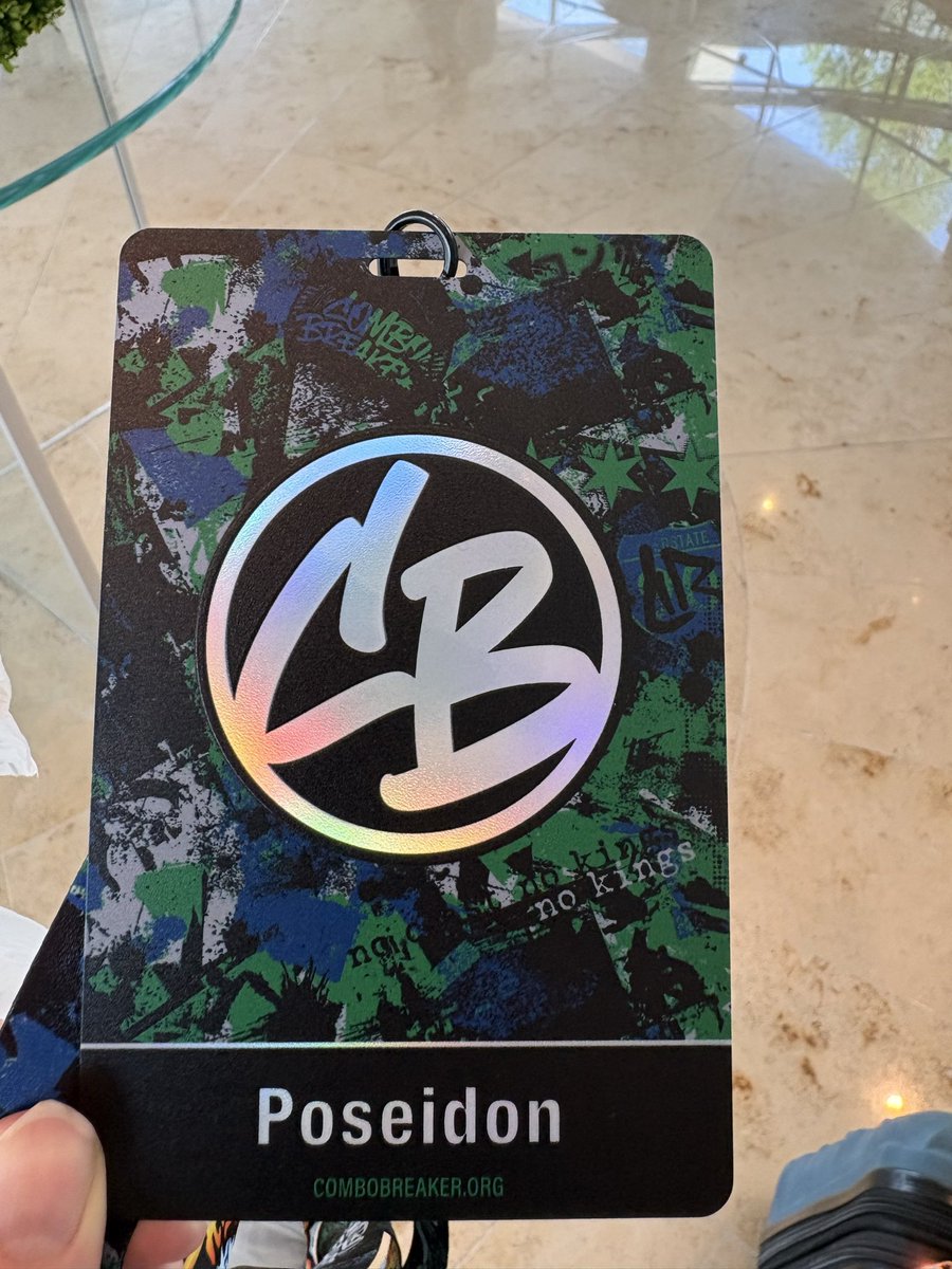 Poseidonssb1's tweet photo. Badge acquired! Probably the coolest event badge I have ever seen https://t.co/g3dY5U81eR