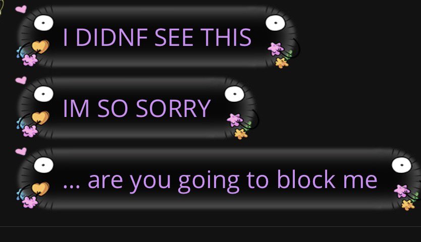 griefswept's tweet photo. Should I block him #yesoryes https://t.co/ZWC18AJf85