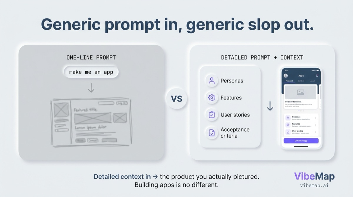 AshMetwalli's tweet photo. 14 months building solo with AI taught me one thing louder than the rest: the model was never the bottleneck. The context I gave it was. @VibeMapAI is running a daily series on getting that part right 👇 https://t.co/ekinMonAoq