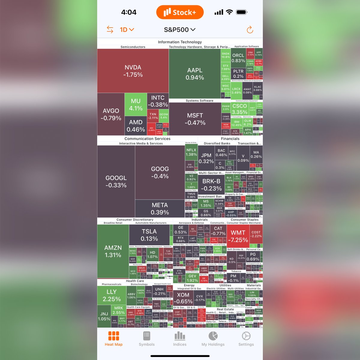 Stock+: Stock & Crypto Market Heat Map tweet media
