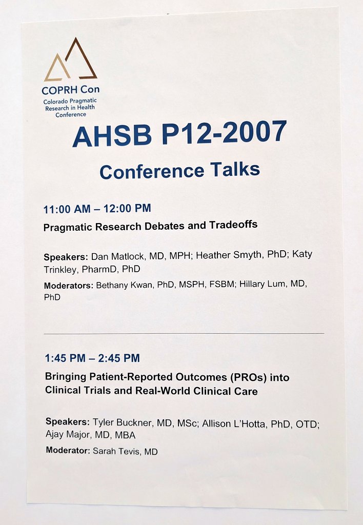 majorajay's tweet photo. Eager to be presenting @ACCORDSResearch @CoprhCon today on pragmatic use of PROs in cancer research! Joined by Drs. @SarahTevisMD, @TBuckTN, &amp; L'Hotta. #PRO #QoL https://t.co/o2qsa9m578