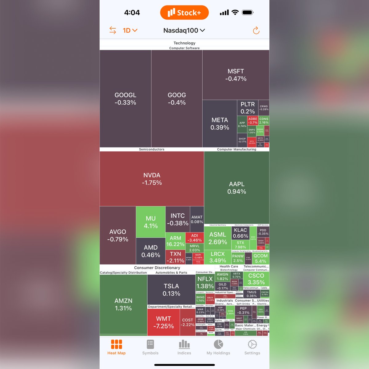 Stock+: Stock & Crypto Market Heat Map tweet media
