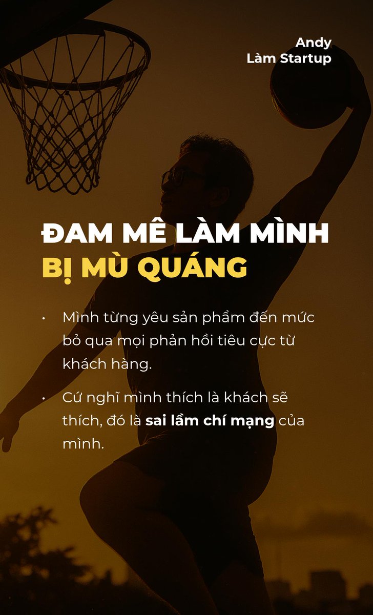 knowAIwithAndy's tweet photo. 'Theo đuổi đam mê' là lời khuyên độc hại nhất cho founder. https://t.co/LmIvHmpVyq