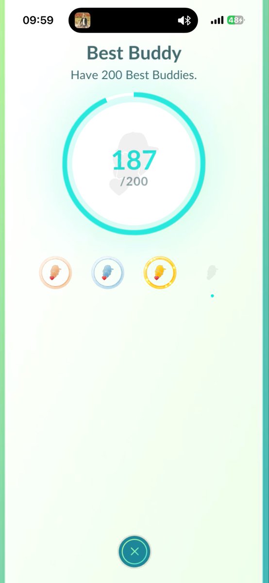 Hundo00King's tweet photo. 187 Best Buddies 🫡

#PokemonGo https://t.co/KKbHpUzbnL