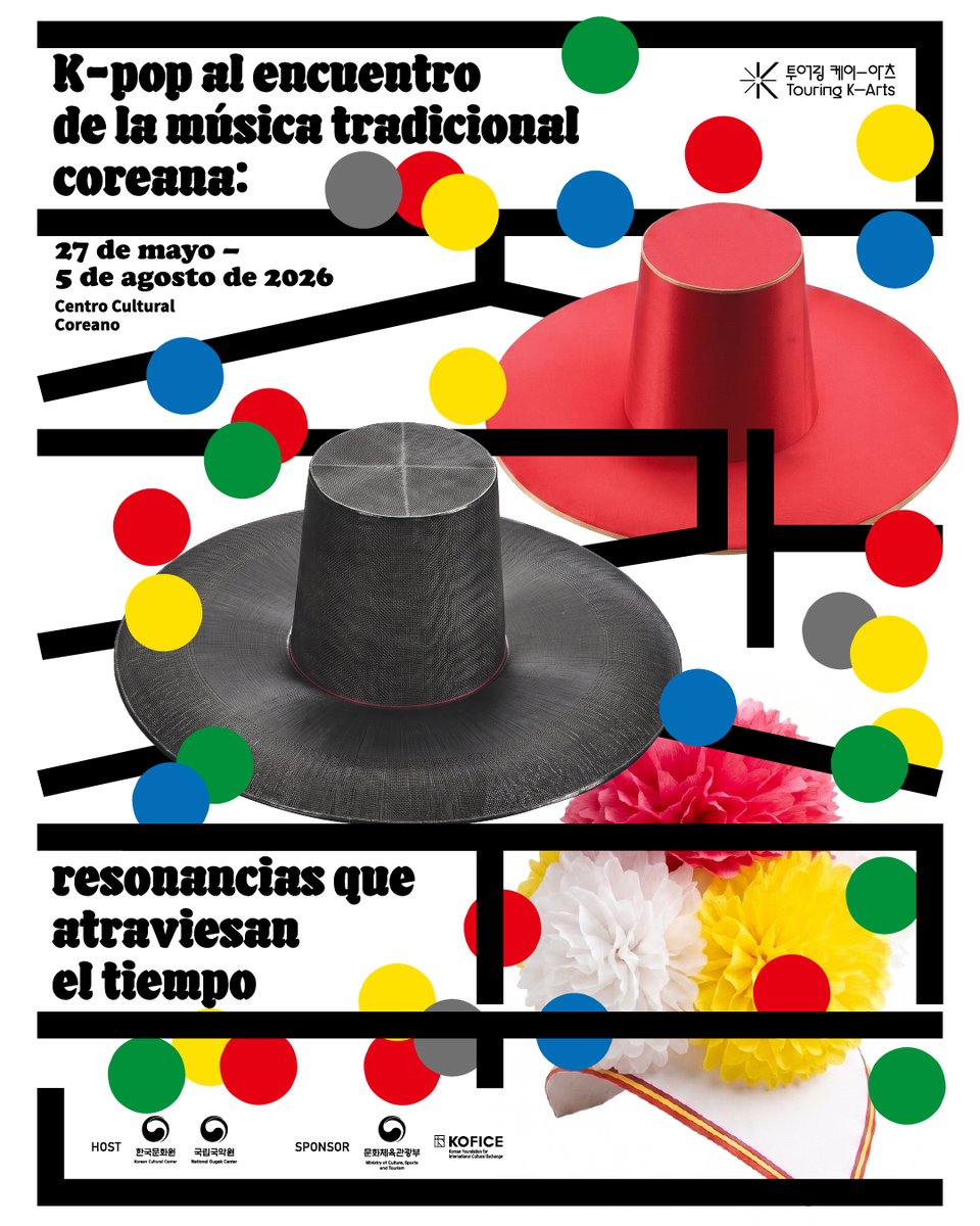 CCCoreanoArg's tweet photo. 🎶✨ K-POP al encuentro de la música tradicional coreana ✨🎶

Llega una exposición que propone un recorrido único por los sonidos, imágenes y tradiciones que conectan al K-POP con el gugak, la música tradicional coreana.

Más información en: https://t.co/dzDZuFlHxB https://t.co/rCPZGiN0Qp