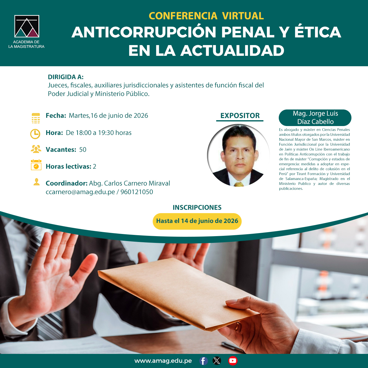 Academia de la Magistratura tweet media