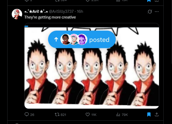 quant519825's tweet photo. this trend of a "bad haircut luffey" is going SUPER viral rn like literally cult on twitter

peep the quote and ss: https://t.co/zX4gJW5InX