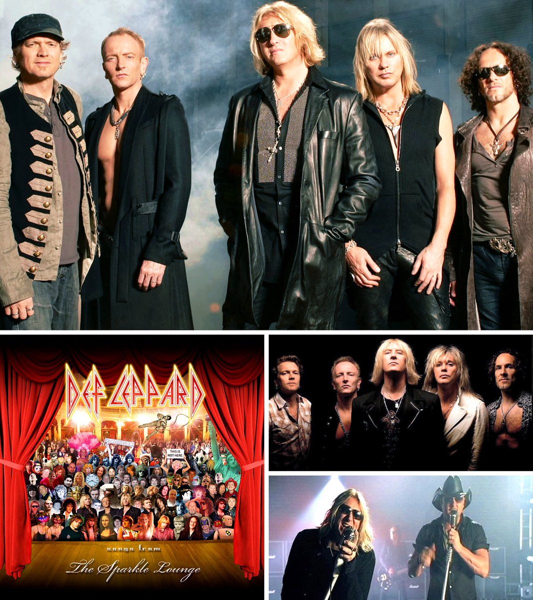 Def_Lep_Report's tweet photo. 18 years ago this week, Def Leppard's SONGS FROM THE SPARKLE LOUNGE debuted &amp; peaked at No. 5 on Billboard's top albums chart! While it stayed on the chart for only 8 weeks, it marked the band's fourth album to reach the Top 5! 🥂

#DefLeppard #classicrock #80smusic #rockmusic https://t.co/KVXP8fxKvb